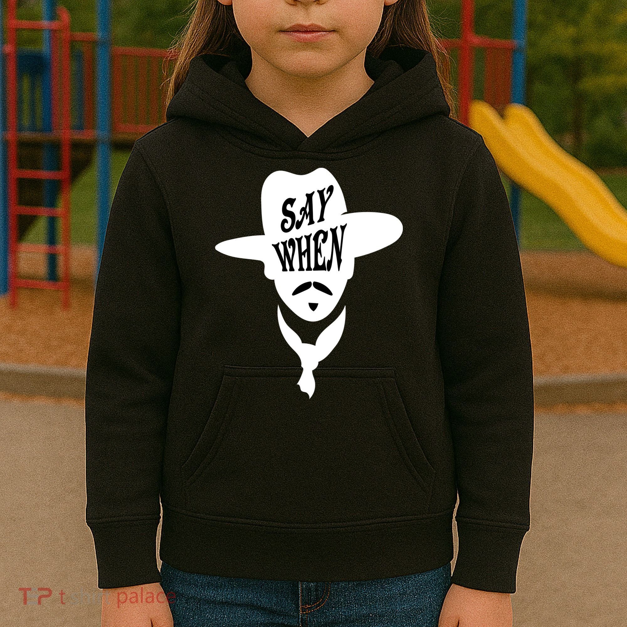 Doc Holliday Say When Kids Hoodie