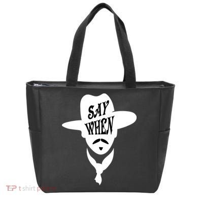 Doc Holliday Say When Tote Bag