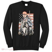 Duck Hunting Trump Camo Hello Hunting Season Sweatshirt thumb 0