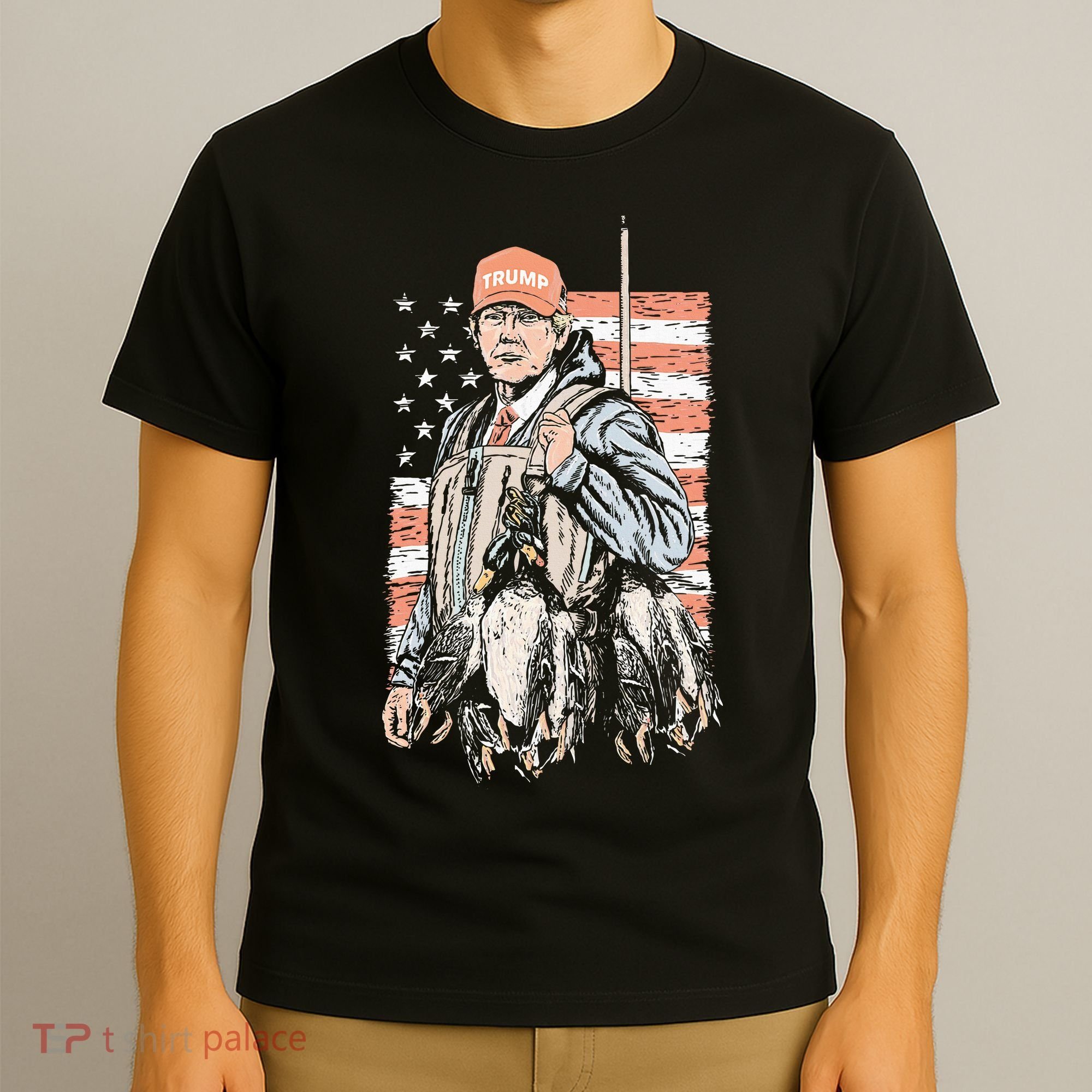 Duck Hunting Trump Camo Hello Hunting Season T-Shirt