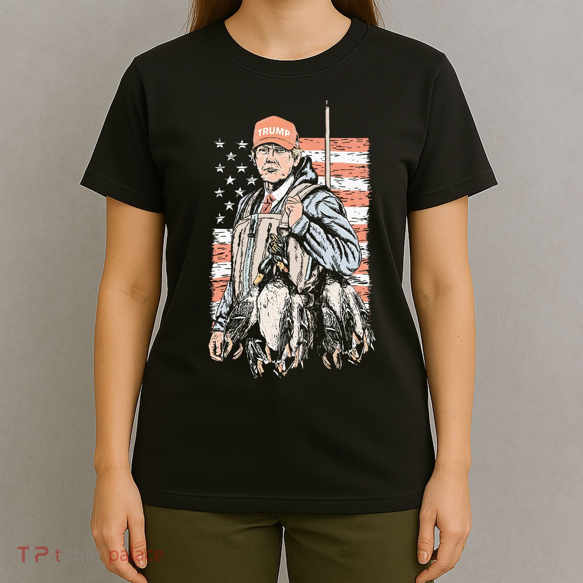 Duck Hunting Trump Camo Hello Hunting Season T-Shirt