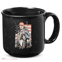 Duck Hunting Trump Camo Hello Hunting Season 15oz Campfire Ceramic Mug thumb 0