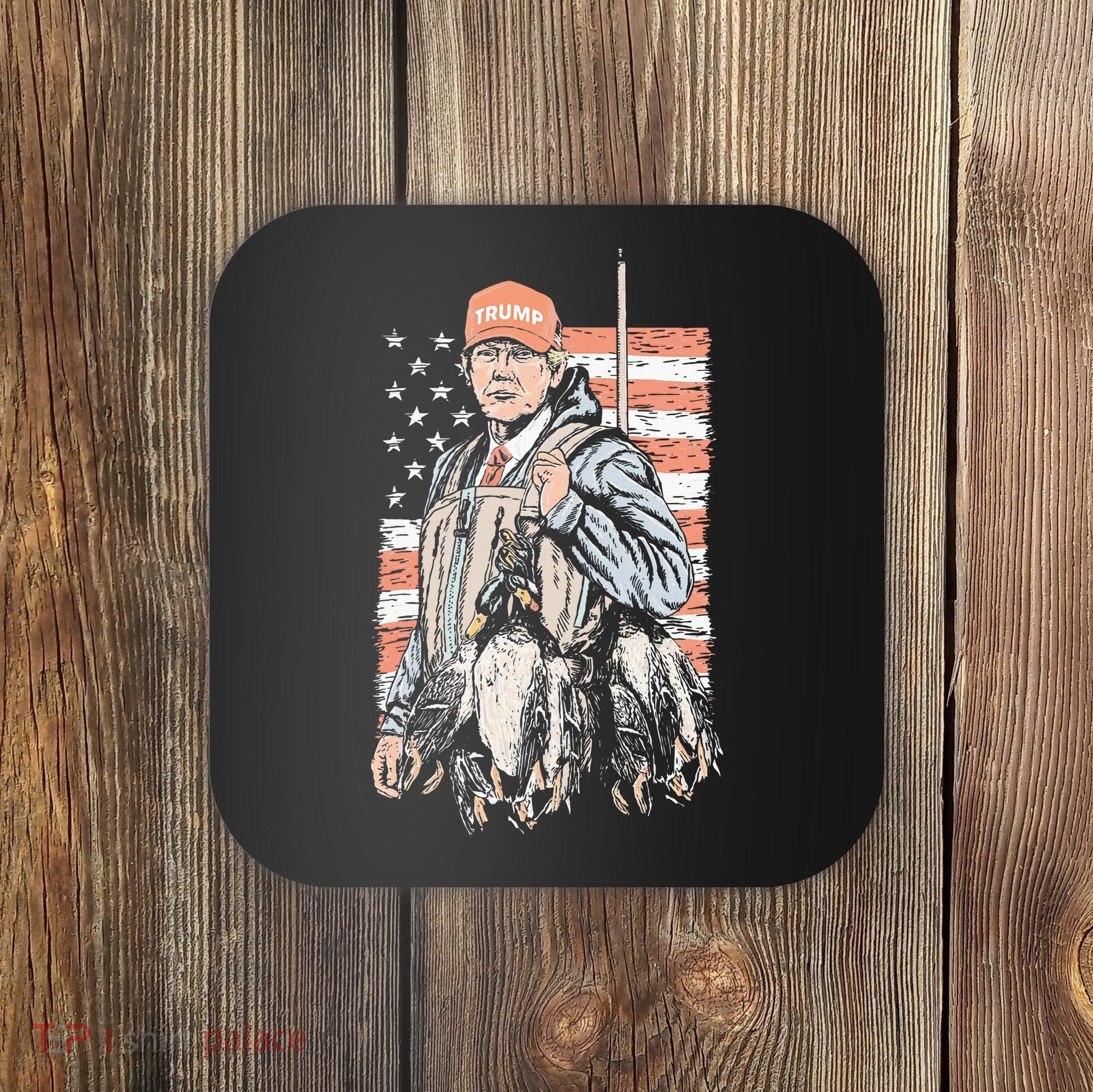 Duck Hunting Trump Camo Hello Hunting Season Coaster