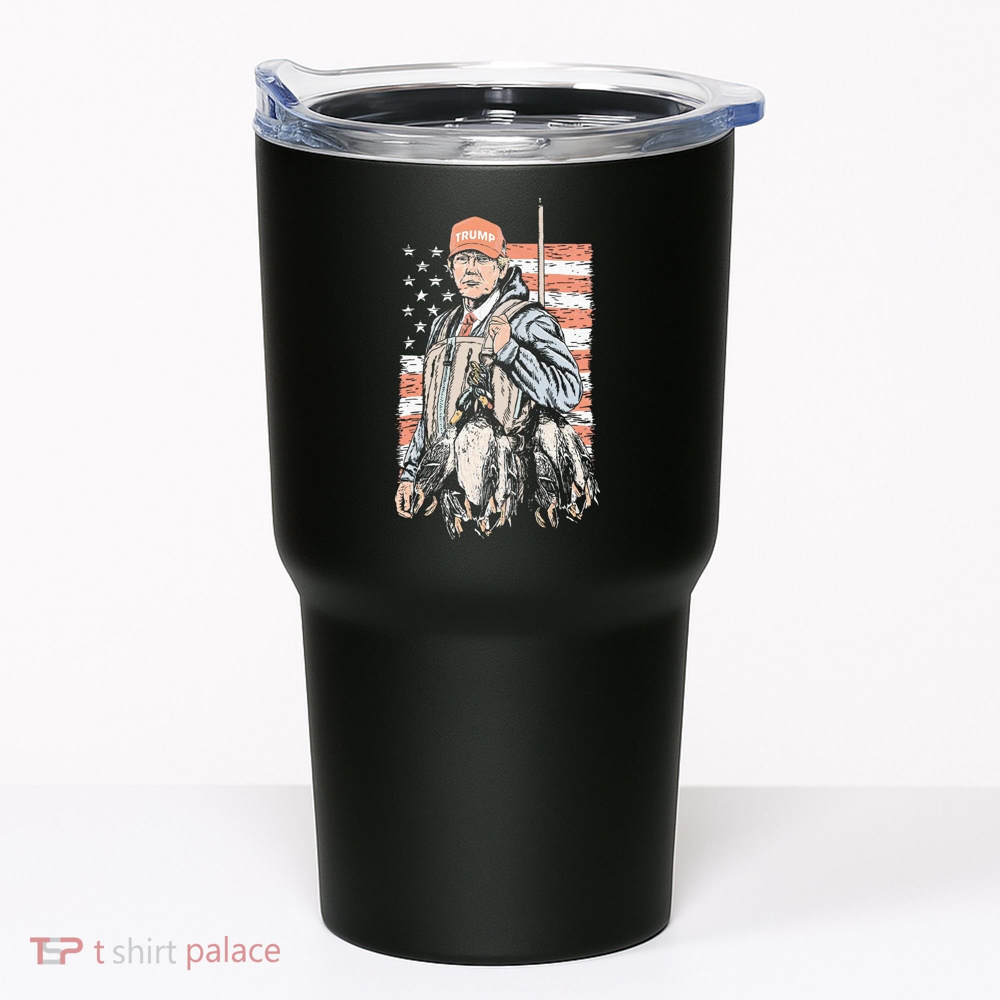 Duck Hunting Trump Camo Hello Hunting Season Tumbler