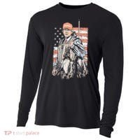 Duck Hunting Trump Camo Hello Hunting Season Cooling Performance Long Sleeve Crew thumb 0