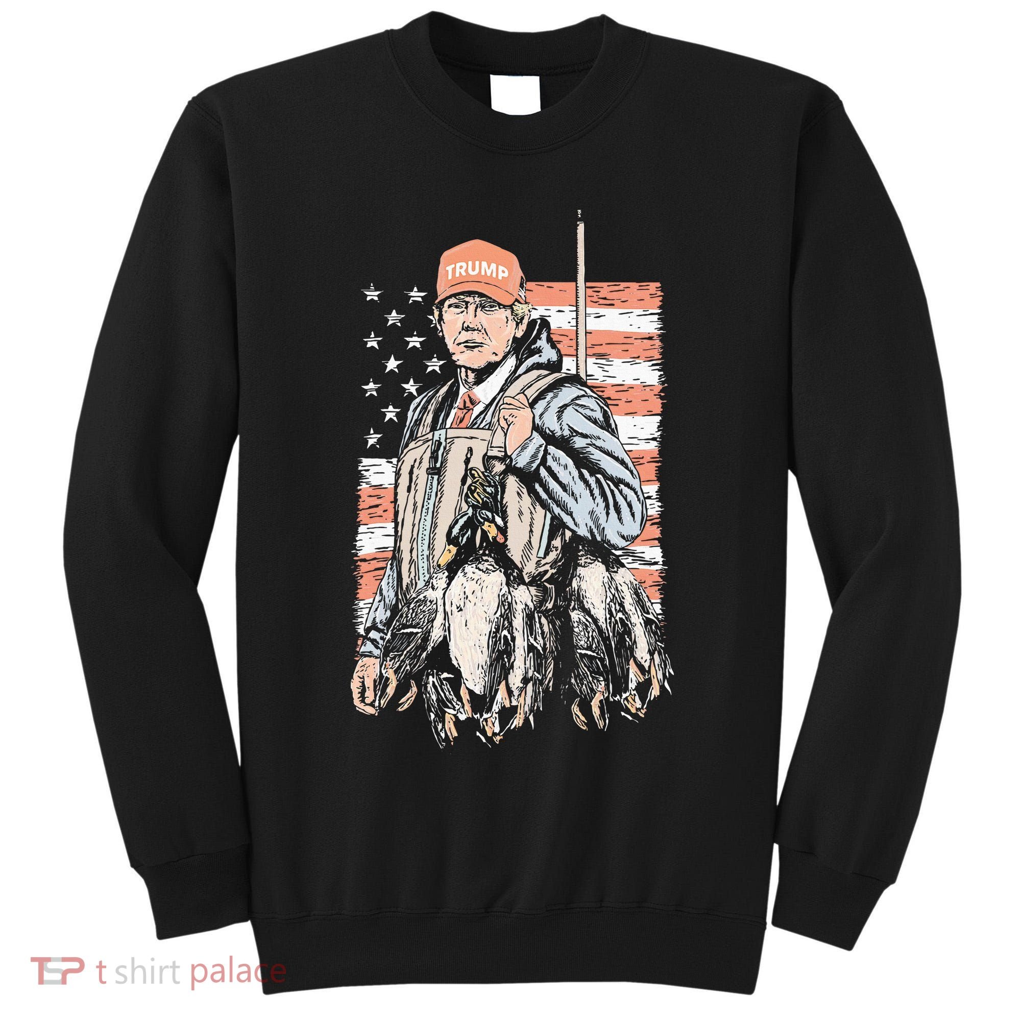 Duck Hunting Trump Camo Hello Hunting Season Tall Sweatshirt