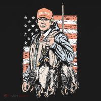 Duck Hunting Trump Camo Hello Hunting Season Tall Sweatshirt thumb 2