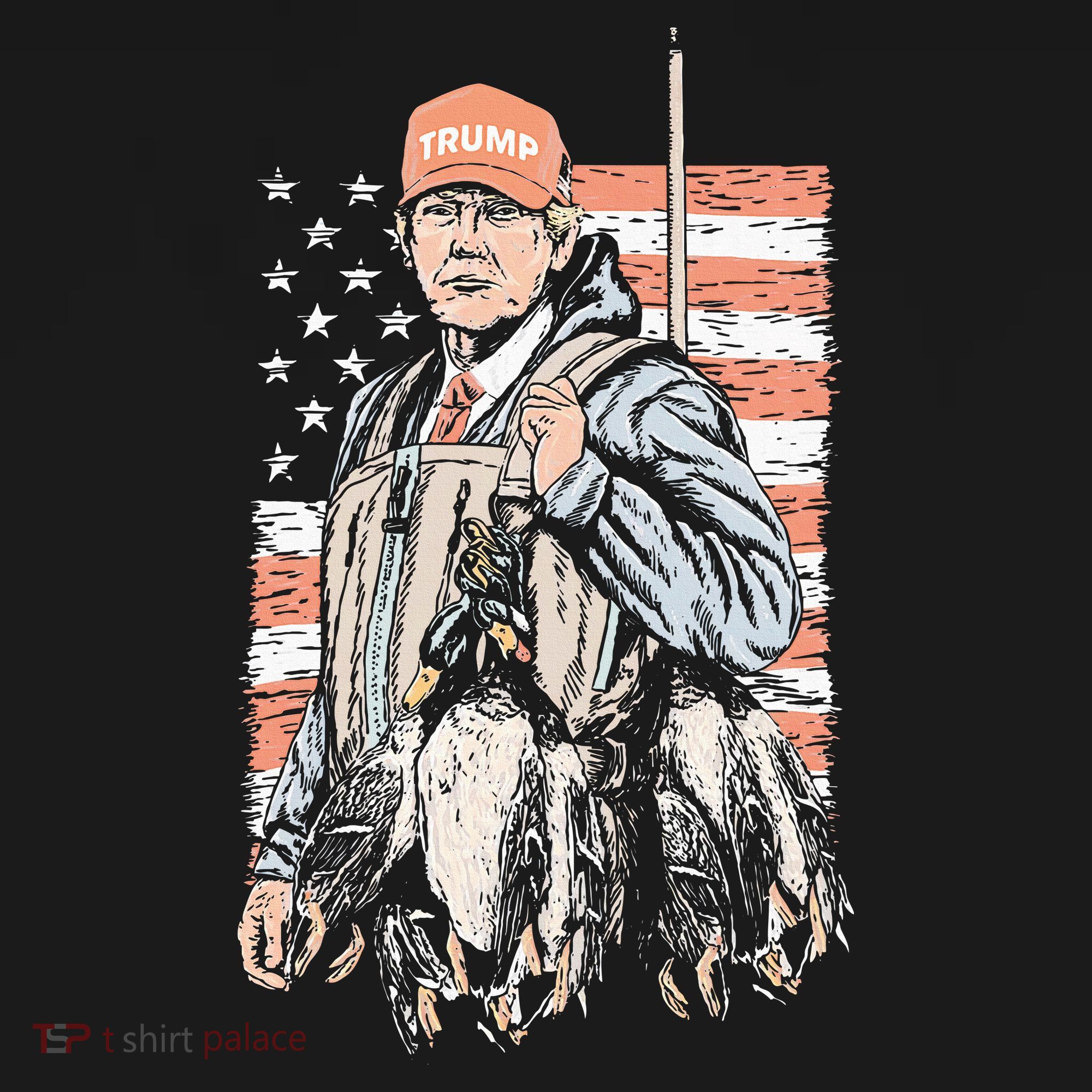 Duck Hunting Trump Camo Hello Hunting Season Tall Sweatshirt