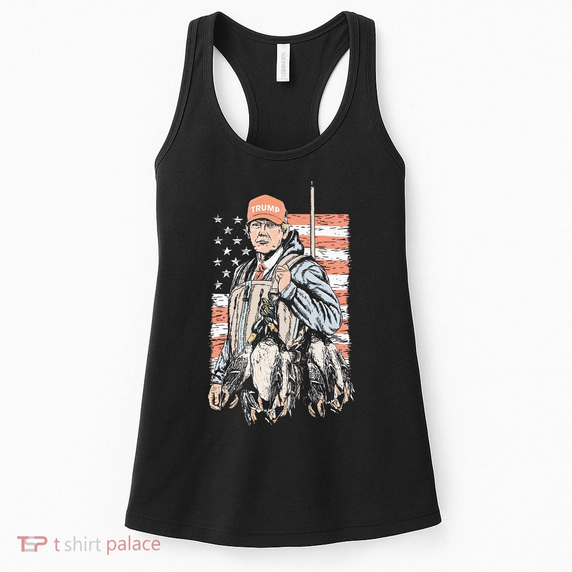 Duck Hunting Trump Camo Hello Hunting Season Women's Tank Top