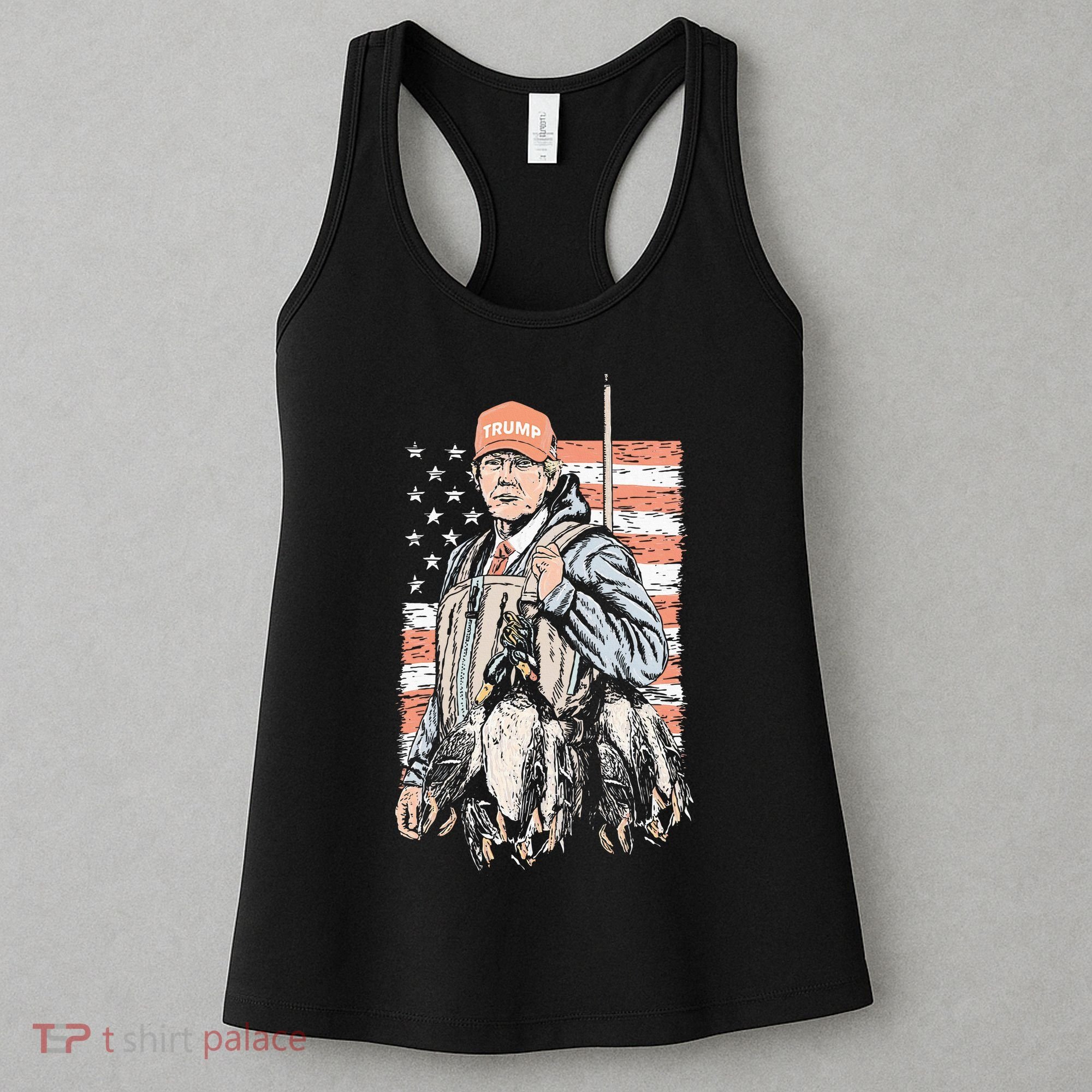 Duck Hunting Trump Camo Hello Hunting Season Women's Tank Top