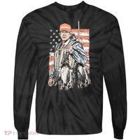 Duck Hunting Trump Camo Hello Hunting Season Tie-Dye Long Sleeve Shirt thumb 0