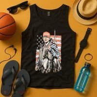 Duck Hunting Trump Camo Hello Hunting Season Tank Top thumb 4