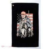Duck Hunting Trump Camo Hello Hunting Season Golf Towel thumb 0