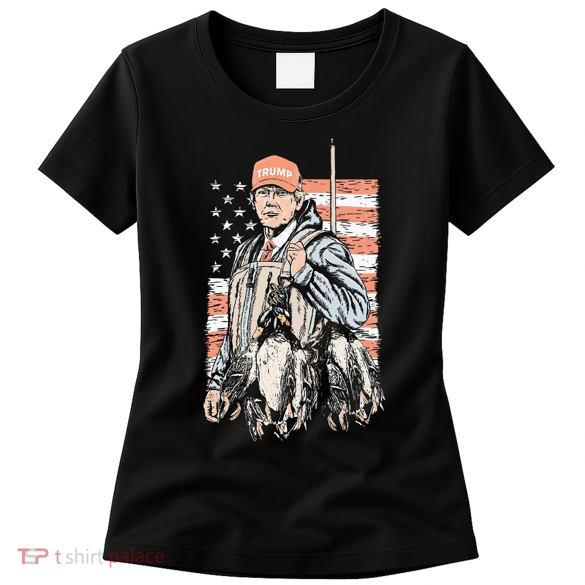 Duck Hunting Trump Camo Hello Hunting Season Women's T-Shirt