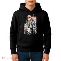 Duck Hunting Trump Camo Hello Hunting Season Kids Hoodie thumb 4