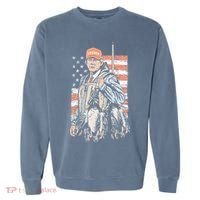 Duck Hunting Trump Camo Hello Hunting Season Garment-Dyed Sweatshirt thumb 0