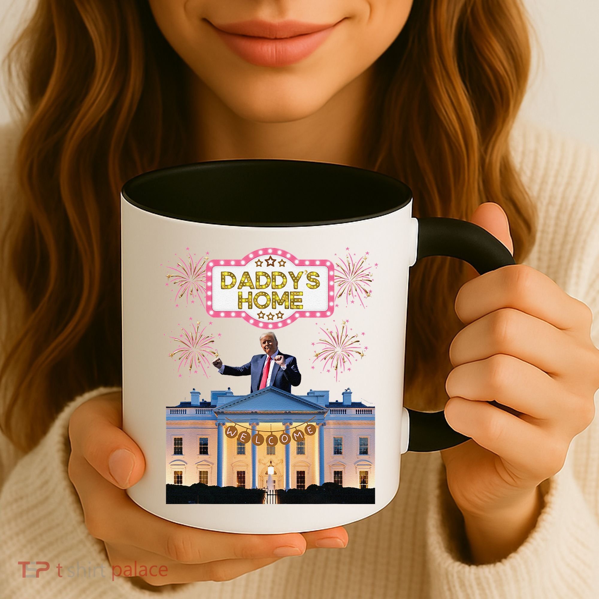 DaddyS Home Trump Dancing Celebrate Winner Maga Sequel Coffee Mug