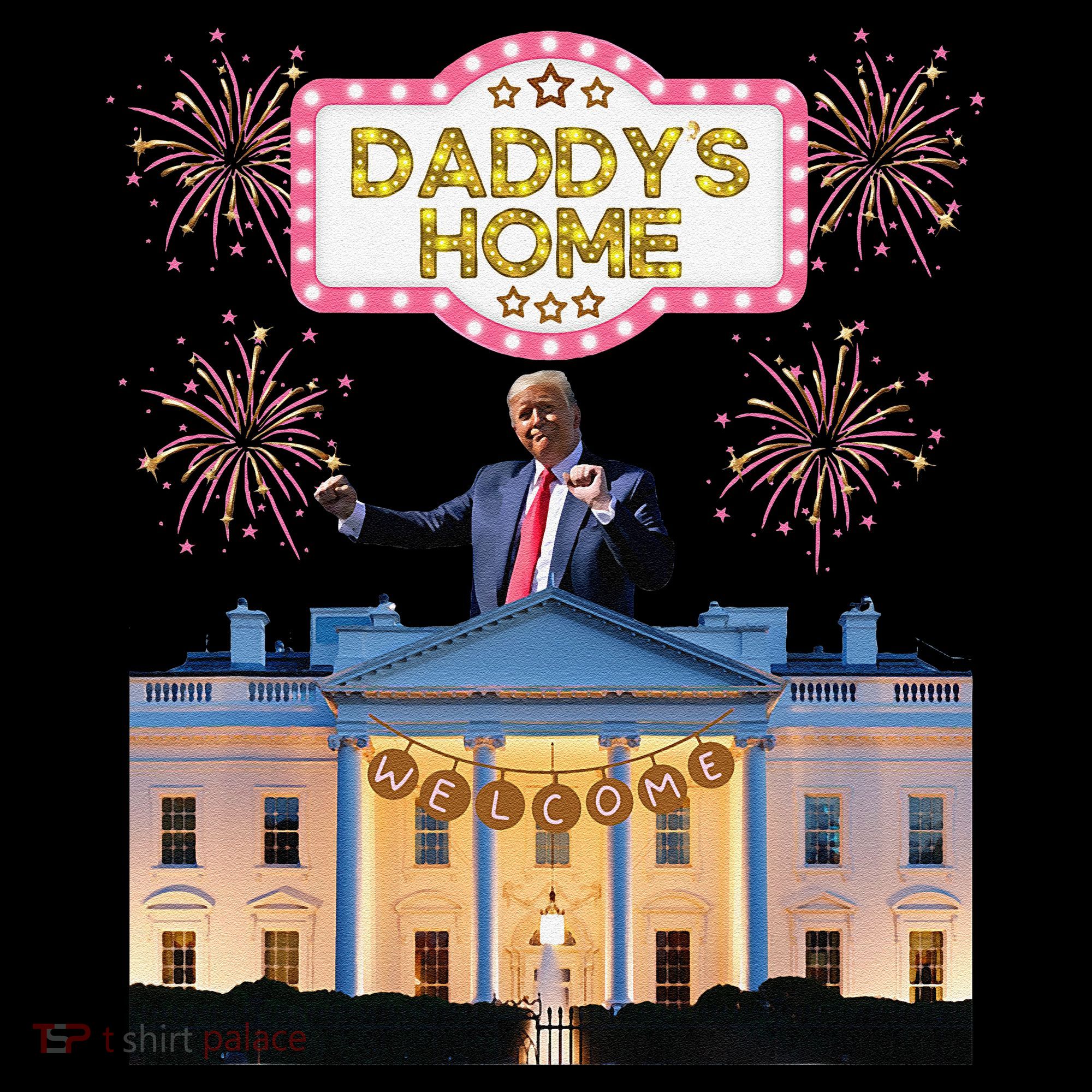 DaddyS Home Trump Dancing Celebrate Winner Maga Sequel Women's Hoodie