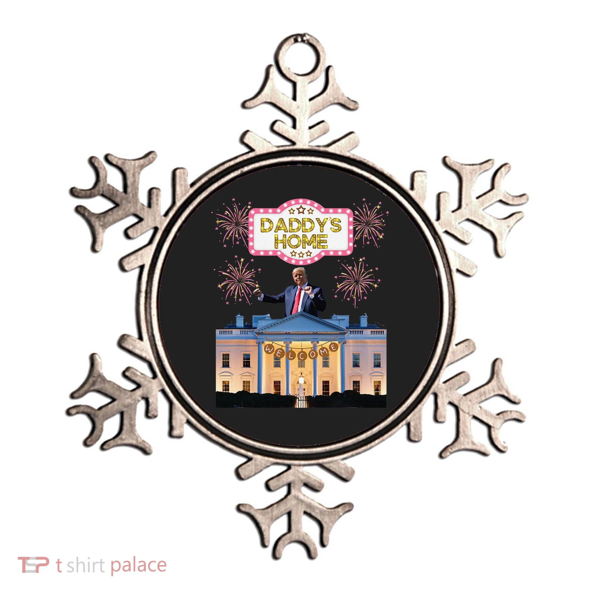 DaddyS Home Trump Dancing Celebrate Winner Maga Sequel Ornament
