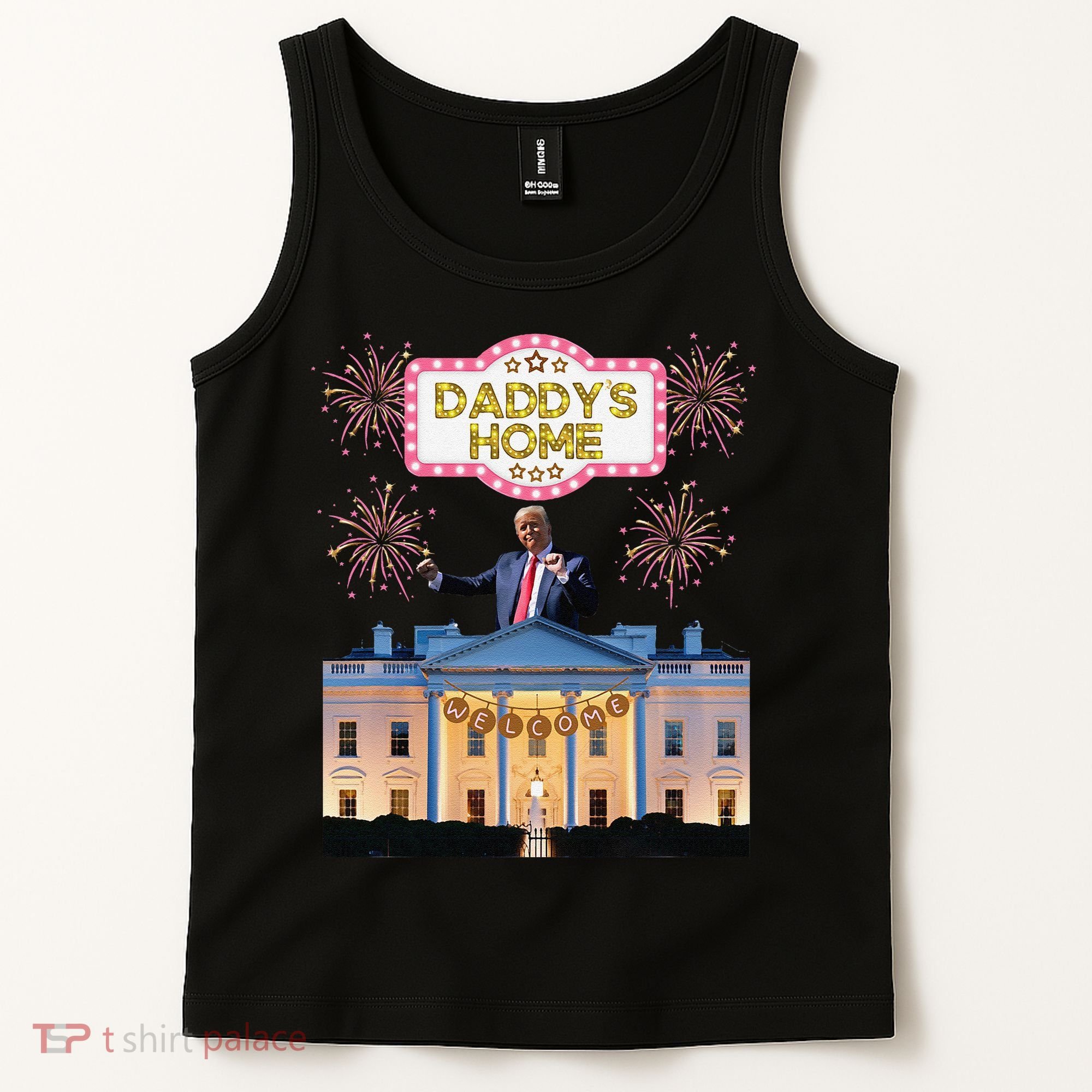 DaddyS Home Trump Dancing Celebrate Winner Maga Sequel Tank Top
