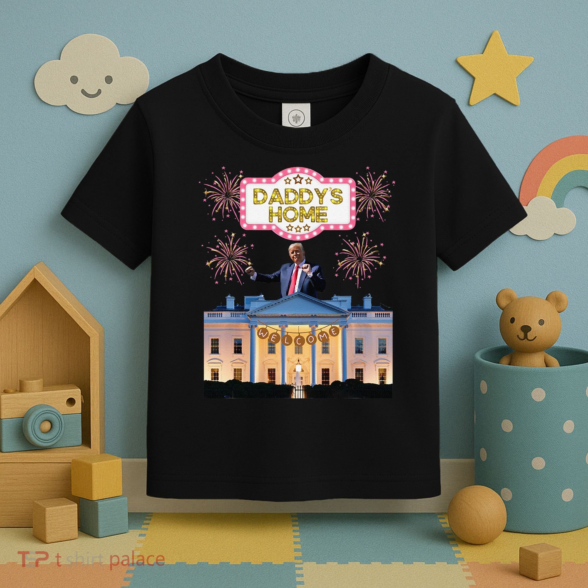 DaddyS Home Trump Dancing Celebrate Winner Maga Sequel Toddler T-Shirt