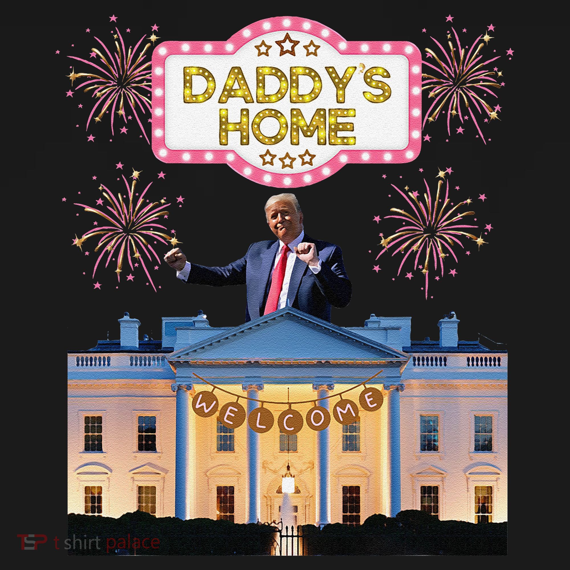 DaddyS Home Trump Dancing Celebrate Winner Maga Sequel Women's T-Shirt