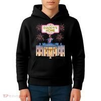 DaddyS Home Trump Dancing Celebrate Winner Maga Sequel Kids Hoodie thumb 4