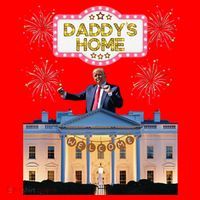 DaddyS Home Trump Dancing Celebrate Winner Maga Sequel Santa Hat thumb 1