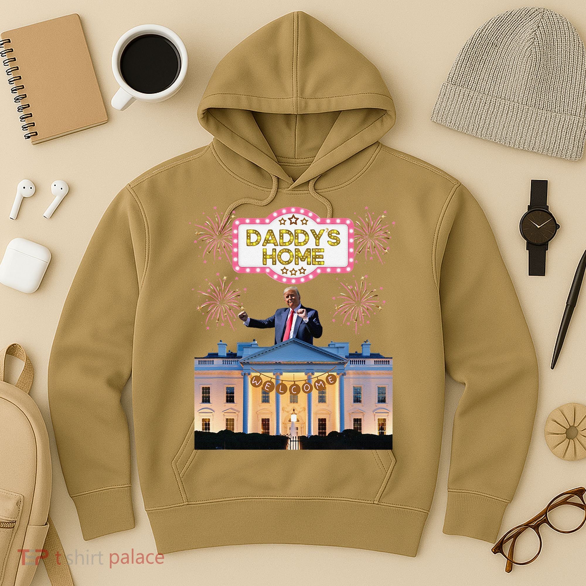 DaddyS Home Trump Dancing Celebrate Winner Maga Sequel Hoodie