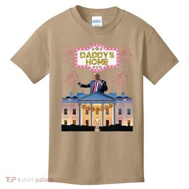DaddyS Home Trump Dancing Celebrate Winner Maga Sequel Kids T-Shirt