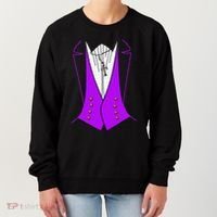 Dracula Halloween Tuxedo Costume Funny Party Women's Sweatshirt thumb 0
