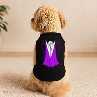 Dracula Halloween Tuxedo Costume Funny Party Doggie Tank thumb 2