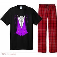 Dracula Halloween Tuxedo Costume Funny Party Pajama Set thumb 0