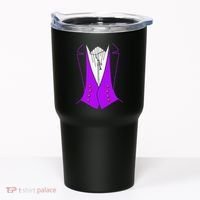 Dracula Halloween Tuxedo Costume Funny Party Tumbler thumb 0
