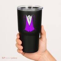 Dracula Halloween Tuxedo Costume Funny Party Tumbler thumb 2