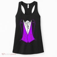 Dracula Halloween Tuxedo Costume Funny Party Women's Tank Top thumb 0