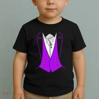 Dracula Halloween Tuxedo Costume Funny Party Toddler T-Shirt thumb 2