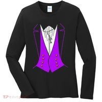 Dracula Halloween Tuxedo Costume Funny Party Women's Long Sleeve Shirt thumb 0