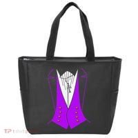 Dracula Halloween Tuxedo Costume Funny Party Tote Bag thumb 0
