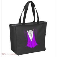 Dracula Halloween Tuxedo Costume Funny Party Tote Bag thumb 2