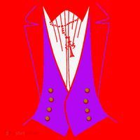 Dracula Halloween Tuxedo Costume Funny Party Santa Hat thumb 1