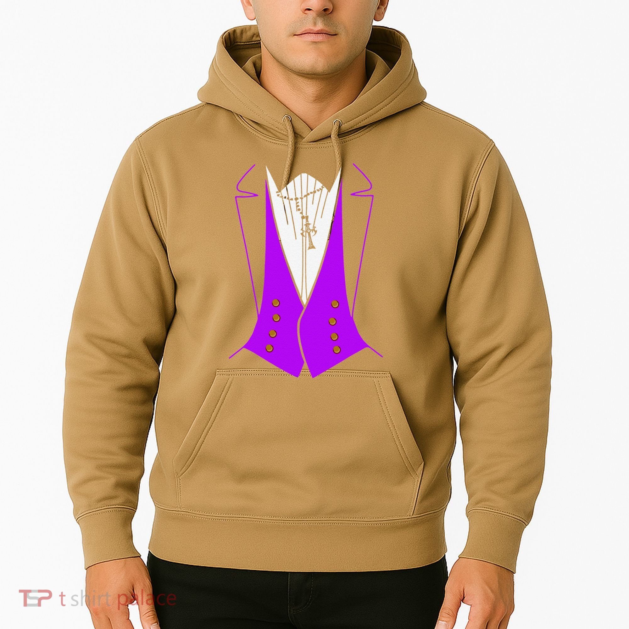 Dracula Halloween Tuxedo Costume Funny Party Hoodie