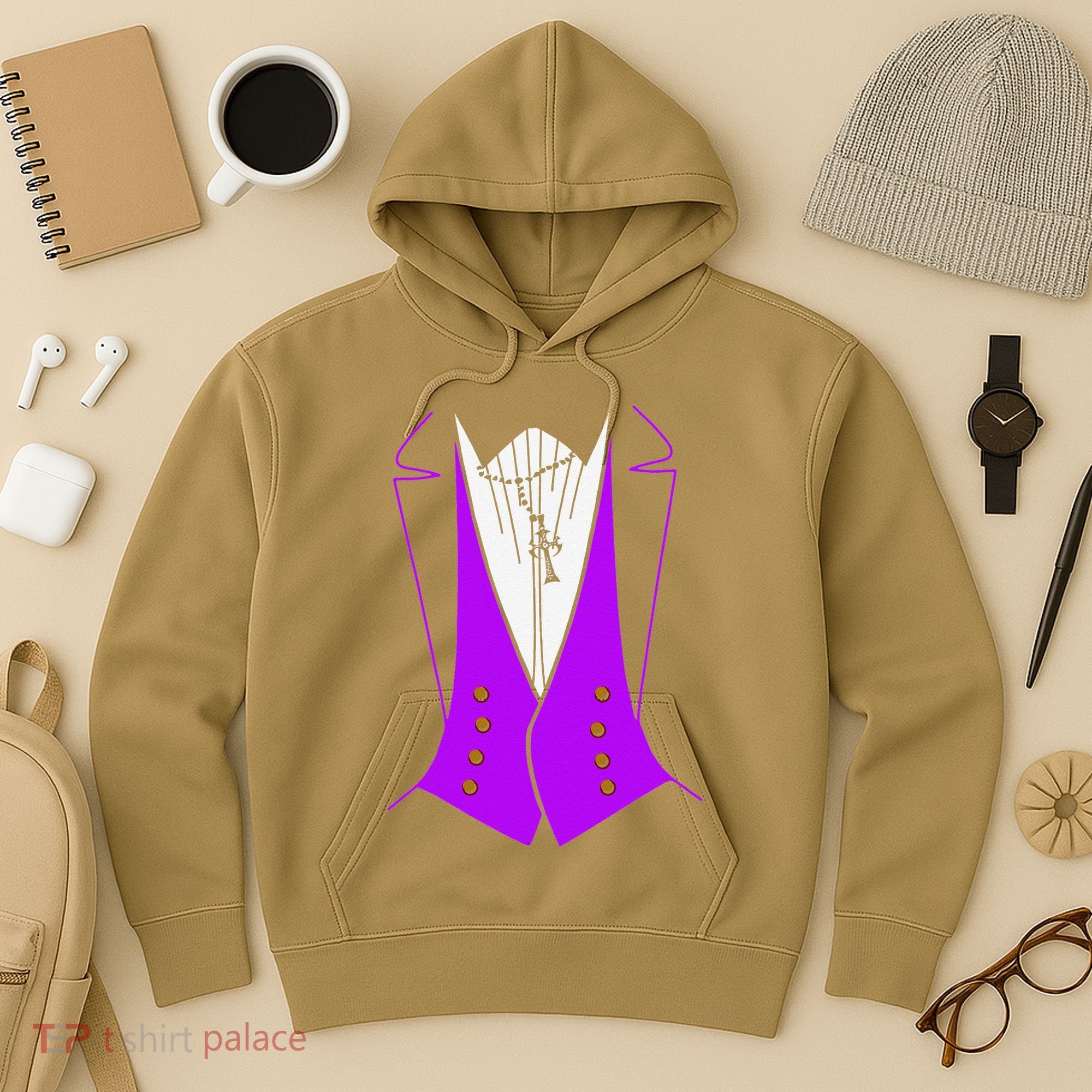 Dracula Halloween Tuxedo Costume Funny Party Hoodie