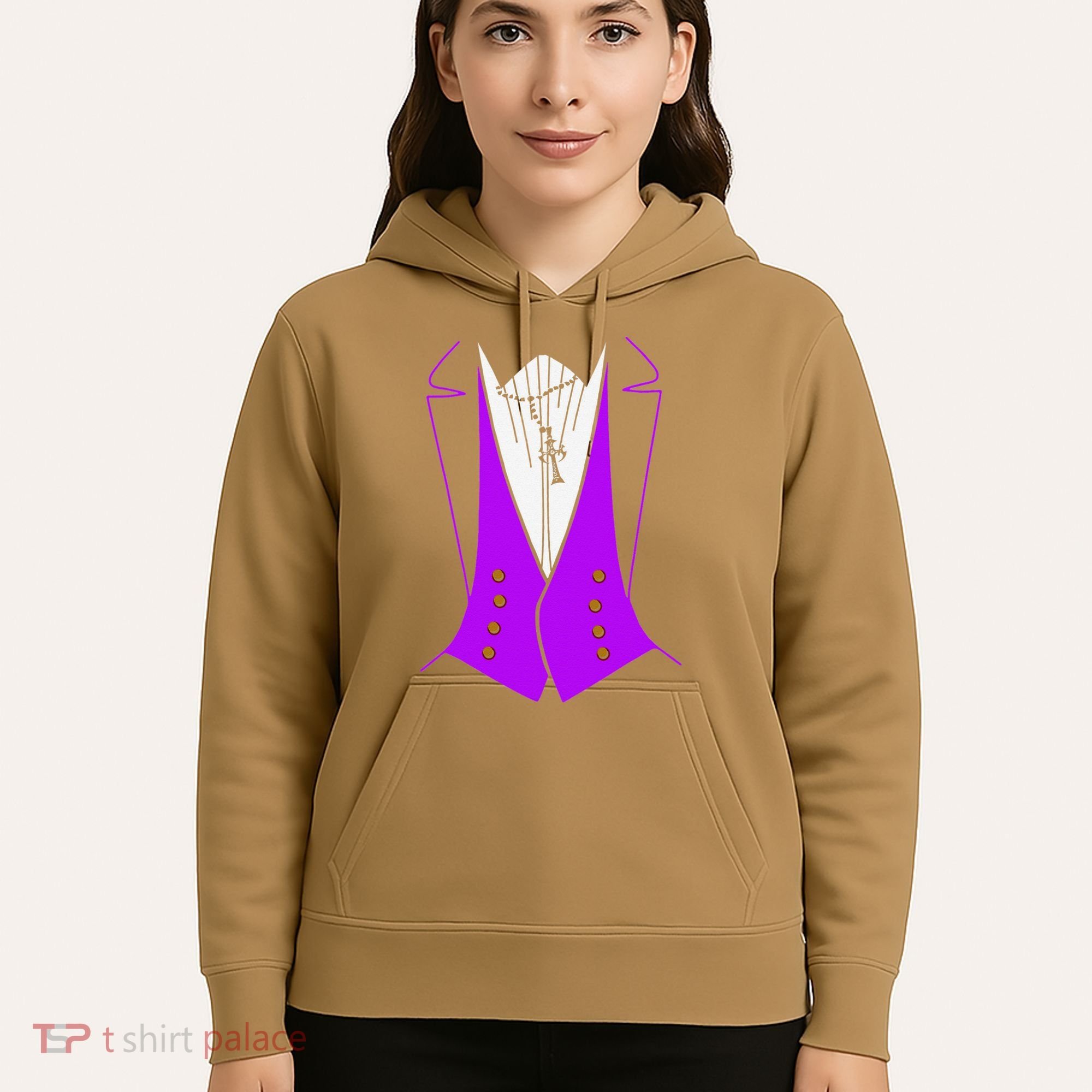 Dracula Halloween Tuxedo Costume Funny Party Hoodie