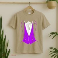 Dracula Halloween Tuxedo Costume Funny Party T-Shirt thumb 2