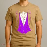 Dracula Halloween Tuxedo Costume Funny Party T-Shirt thumb 3