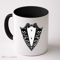 Dracula Halloween Tuxedo Costume Vlad Tepes Coffee Mug thumb 0