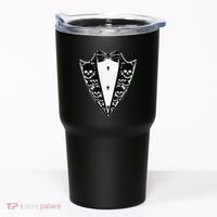 Dracula Halloween Tuxedo Costume Vlad Tepes Tumbler thumb 0