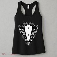 Dracula Halloween Tuxedo Costume Vlad Tepes Women's Tank Top thumb 3