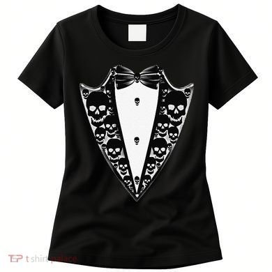 Dracula Halloween Tuxedo Costume Vlad Tepes Women's T-Shirt
